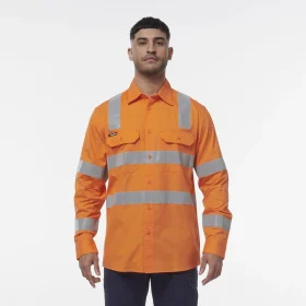 Workcool Vented Vic Rail Shirt King Gee K54014-SPO